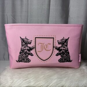 JUICY COUTURE pink Scottie dog storage organizer basket